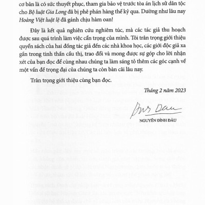 Nhân Quyền Của Người Việt - Từ Bộ Luật Hồng Đức Đến Bộ Luật Gia Long