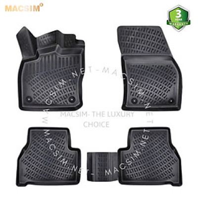 Thảm lót sàn ô tô nhựa TPU Silicon Volkswagen Polo 6R Fifth generation (Typ 6R/6C/61) 2009-2017 Nhãn hiệu Macsim