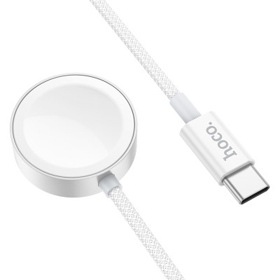 Dock sạc nhanh khung nhôm Hoco CW59 dành cho Apple watch/ Samsung Galaxy Watch cổng type C, Dây Bọc Dù_ Hàng Chính Hãng