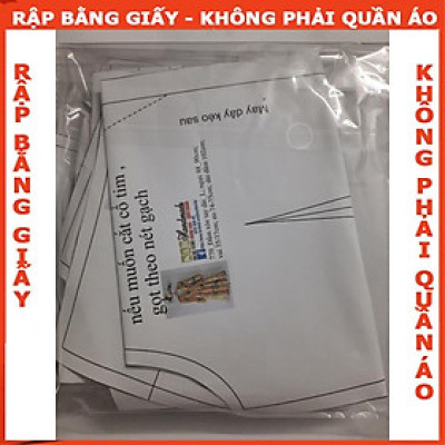 Rập giấy A0 đầm nữ mã 827 (BẢN VẼ)