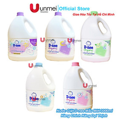 Nước giặt quần áo cho bé D-nee chai 3000ml - Hàng hính hãng có hoá đơn