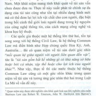 Tài Sản Và Vật Quyền - Sách Chuyên Khảo