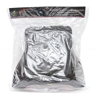 Tựa Lưng Ô Tô Cao Su Non Bọc Da CIND G003 Màu Đen Đỏ