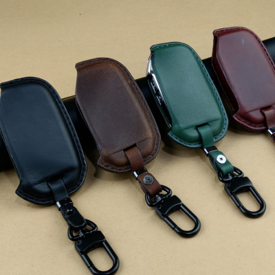 Bao da ép phom Handmade chìa khóa xe ô tô Kia K3 2022 da bò thât giá tận xưởng (có bán sỉ) - hàng chính hãng