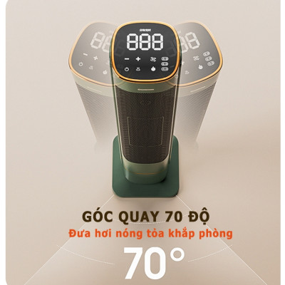 Quạt sưởi gốm cây đứng Sothing Changhong CÔNG SUẤT LỚN 2000W, máy sưởi cây sưởi gốm PTC Ceramic không khô da - Hàng nhập khẩu