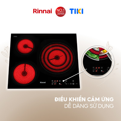 Bếp hồng ngoại Rinnai RB-E31HV mặt kính Schott 5200W - Hàng chính hãng.