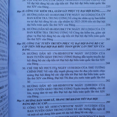 Sách Quy Định Thi Hành Điều Lệ Đảng năm 2025 - V2536D