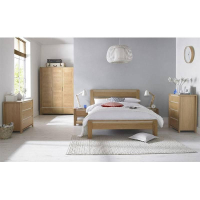 Tủ Đầu Giường Casa 2 Hộc Gỗ Sồi IBIE