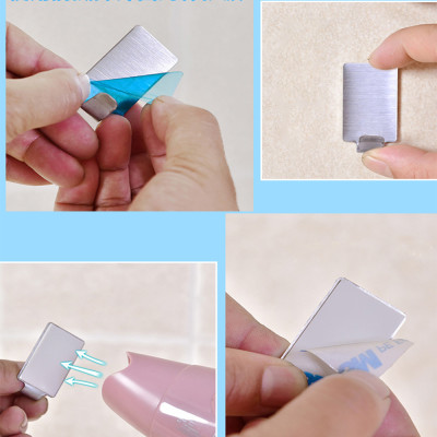 Móc Inox Treo Đồ Dán Tường Siêu Dính, Móc Giá Rẻ Tiện Dụng, Treo Đồ Đa Năng Dễ Dàng Sử Dụng Trong Gia Đình, Văn Phòng. - TakyHome 2001