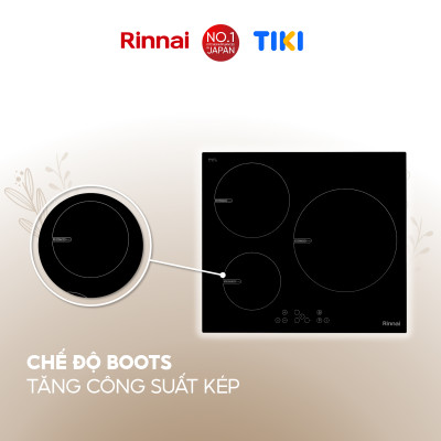 Bếp từ Rinnai RB-6103H-CB mặt kính Schott 7200W