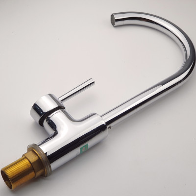 Vòi rửa  chén nóng lạnh Đồng mạ Chrome Eurolife EL-KM01 (Trắng bạc)