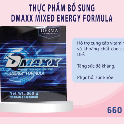 DMAXX thức uống bổ sung vitamin năng lượng có đường DAMODE 83 gói màu xanh mỗi gói 22gr