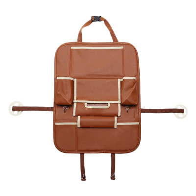 Túi Đựng Đồ Lưng Ghế Ô Tô CIND Da Pu Màu Nâu