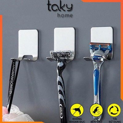 Giá Treo Cây Cạo Râu Cho Nam Phòng Vệ Sinh, Móc Treo Tường Đa Năng, Chắc Chắn, Sang Trọng. TakyHome 2011Bac