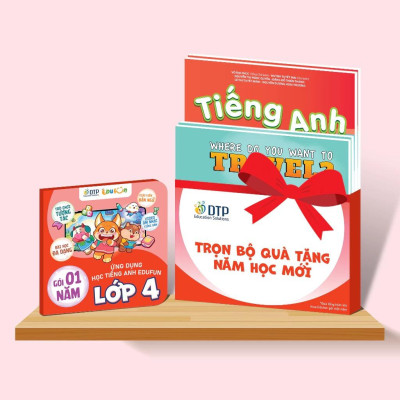 Gói Edufun Premium Level 4 (Thẻ Học Tiếng Anh EDUFUN + Tặng Kèm Sách Học Sinh, Sách Bài Tập, 2 Cuốn Truyện)