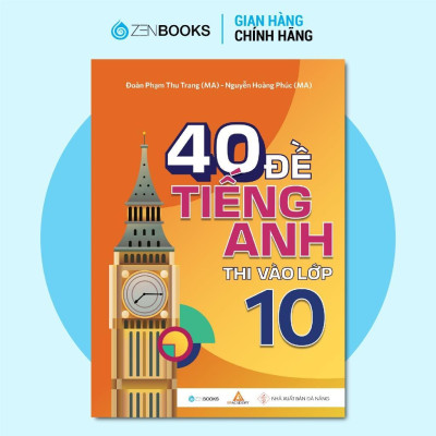 Sách - Đề Tiếng Anh Thi Vào Lớp 10 - Combo 2 Cuốn - Zenbooks