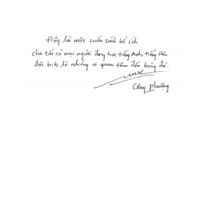 2000 Từ Vựng Chuyên Nghành Bóng Đá Anh - Việt - Hàn