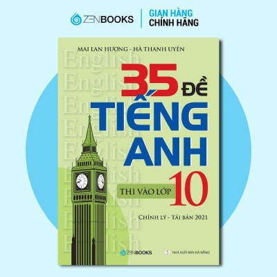 Sách - Đề Tiếng Anh Thi Vào Lớp 10 - Combo 2 Cuốn - Zenbooks