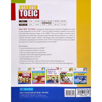 Sách - Starter TOEIC Third Edition (Kèm QR Code) - First News