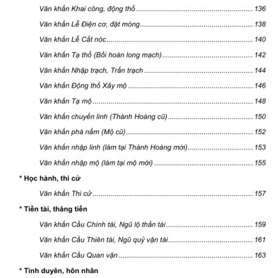 Văn Khấn Bách Gia Thực Dụng