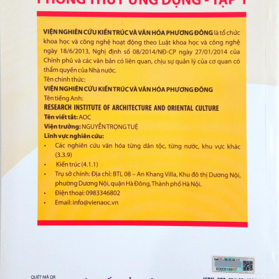 Benito - Sách - Phong thủy ứng dụng tập 1 - NXB Xây dựng