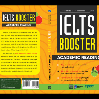 IELTS BOOSTER - ACADEMIC READING - New Oriental IELTs Research Institute - 1980Edu dịch - (bìa mềm)