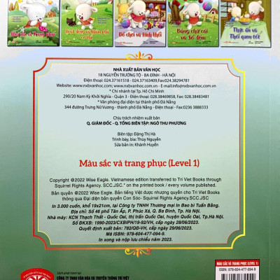 Brady Siêu Đỉnh - 365 Ngày Phát Triển Trí Tuệ - Level 1 - Màu Sắc Và Trang Phục