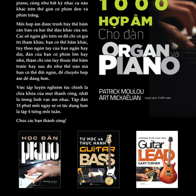 1000 Hợp Âm Cho Đàn Organ Và Piano - Tái Bản - Vanlangbooks