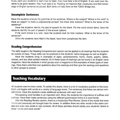 Toeic Bridge Test - 2019