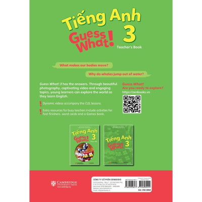 Sách - Giáo Khoa Tiếng Anh Guess What Lớp 3 - Teacher