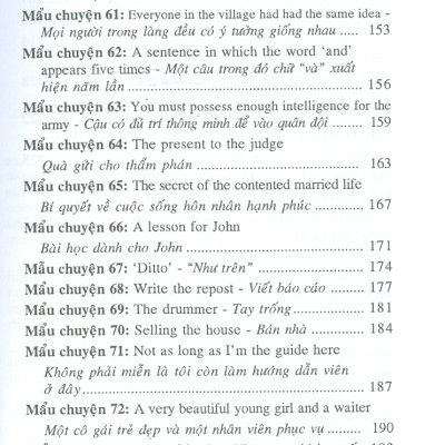 Học Tiếng Anh Qua 90 Mẩu Truyện Cười Song Ngữ Anh - Việt: Trình Độ Nâng Cao