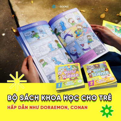 Sách - World Of Science - Bộ 1 Combo 5 Cuốn - Làm Bạn Với Khoa Học - Zenbooks