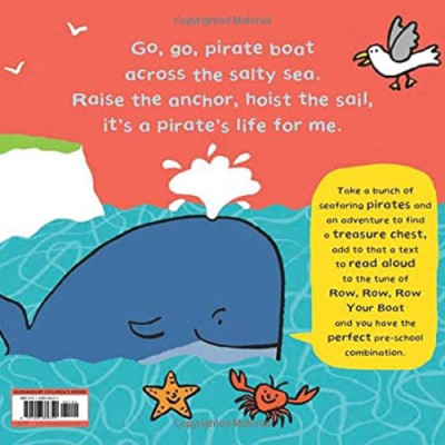 Sách thiếu nhi tiếng Anh: Go, Go, Pirate Boat