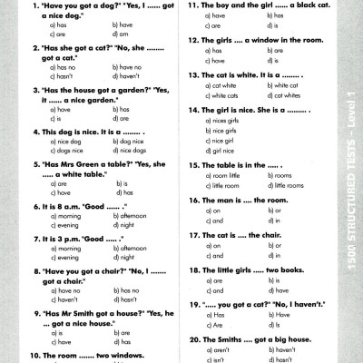 1500 Structured Tests Leve 1 (Không CD)