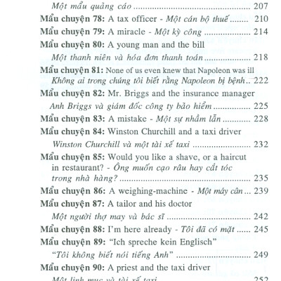 Học Tiếng Anh Qua 90 Mẩu Truyện Cười Song Ngữ Anh - Việt: Trình Độ Nâng Cao