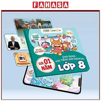 Gói Edufun Premium Level 8 (Thẻ Học Tiếng Anh EDUFUN + Tặng Kèm Sách Học Sinh, Sách Bài Tập, 2 Cuốn Truyện)