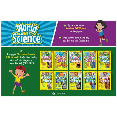 Sách - World Of Science - Làm Bạn Với Khoa Học - Combo 10 Cuốn - Zenbooks
