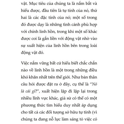 Bàn Về Linh Hồn - Peri Psychēs - Tác Phẩm Triết Học Kinh Điển (Tái bản lần thứ nhất) - Aristotle; Lan Anh dịch; Lê Duy Nam hiệu đính