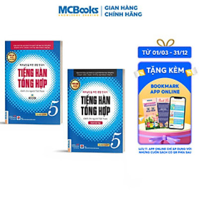 Combo (4 Cuốn) Giáo Trình Tiếng Hàn Tổng Hợp Trung Cấp Tập 5+ Tập 6 (Sách Giáo Khoa và Sách Bài Tập) - Phiên Bản Mới / IN MÀU