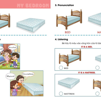 I Can My Bedroom - sách học tiếng Anh cho trẻ mầm non