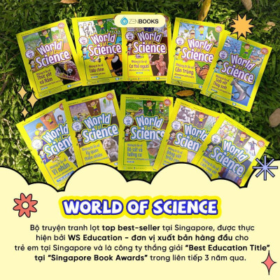 Sách - World Of Science - Bộ 1 Combo 5 Cuốn - Làm Bạn Với Khoa Học - Zenbooks