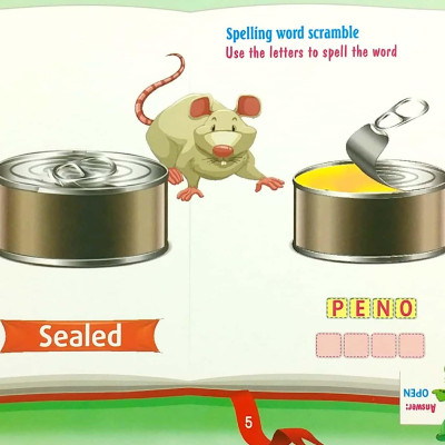 Những Cặp Từ Vựng Trái Nghĩa Và Trò Chơi Ghép Chữ - Opposite Words In Pictures (Tập 2)