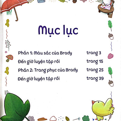 Brady Siêu Đỉnh - 365 Ngày Phát Triển Trí Tuệ - Level 1 - Màu Sắc Và Trang Phục