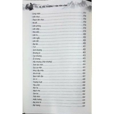 Sách Thuốc Việt Nam - Hải Thượng Y Tôn Tâm Lĩnh - Quyển 1 - Minh Thắng