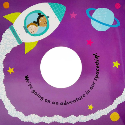 Die-cut Book - Up In Space!