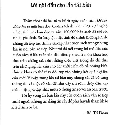Để Con Được Ốm (Tái Bản 2022) - Nguyễn Trí Đoàn, Uyên Bùi