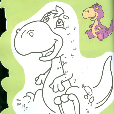 Dinosaurs - Activity And Colouring Book (Sách Hoạt Động Và Tô Màu: Khủng Long)