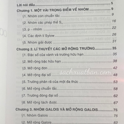 Combo 2 cuốn Cơ sở lí thuyết Galois và Bài tập lí thuyết Galois