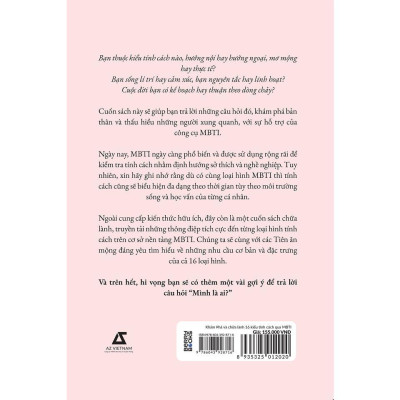 Sách - Khám Phá Và Chữa Lành 16 Kiểu Tính Cách Qua MBTI - AZ Việt Nam