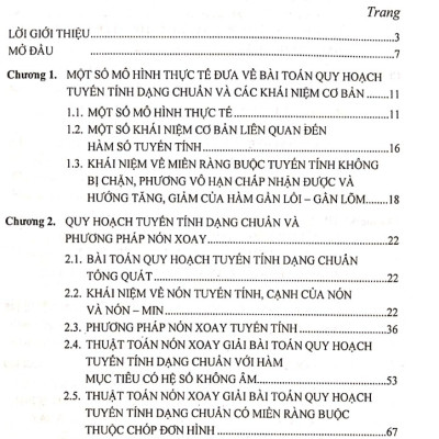 Quy Hoạch Tuyến Tính Với Phương Pháp Nón Xoay